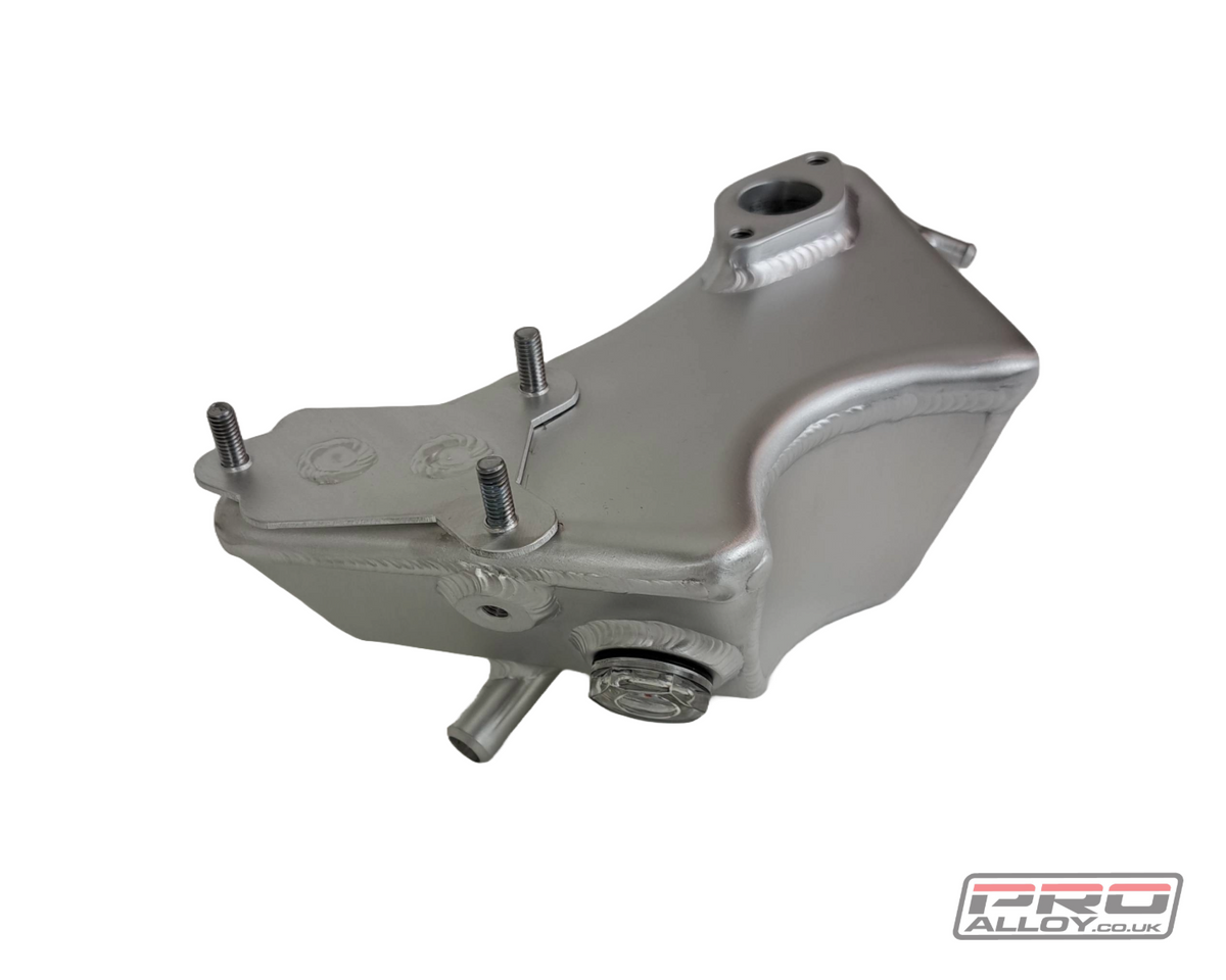 Ducati 748 / 916 / 996 & 998 Alloy Header Tank with Sight Glass Header Tank Satin Silver - Pro Alloy