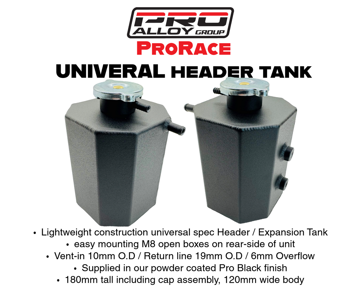 Pro Race - Universal Header Tank Header Tank - Pro Alloy