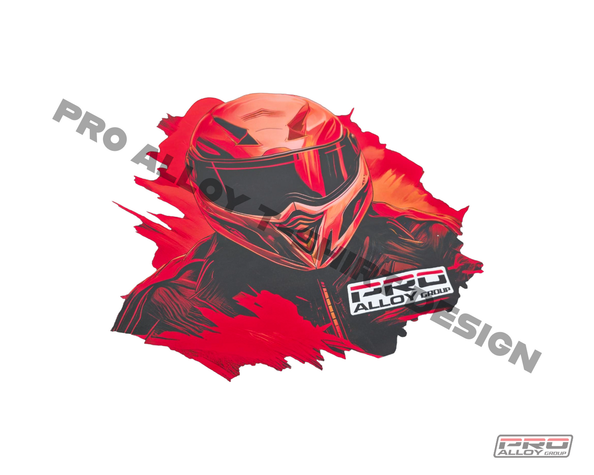 Pro Alloy Branded T-shirt / Helmet design Merchandise - Pro Alloy