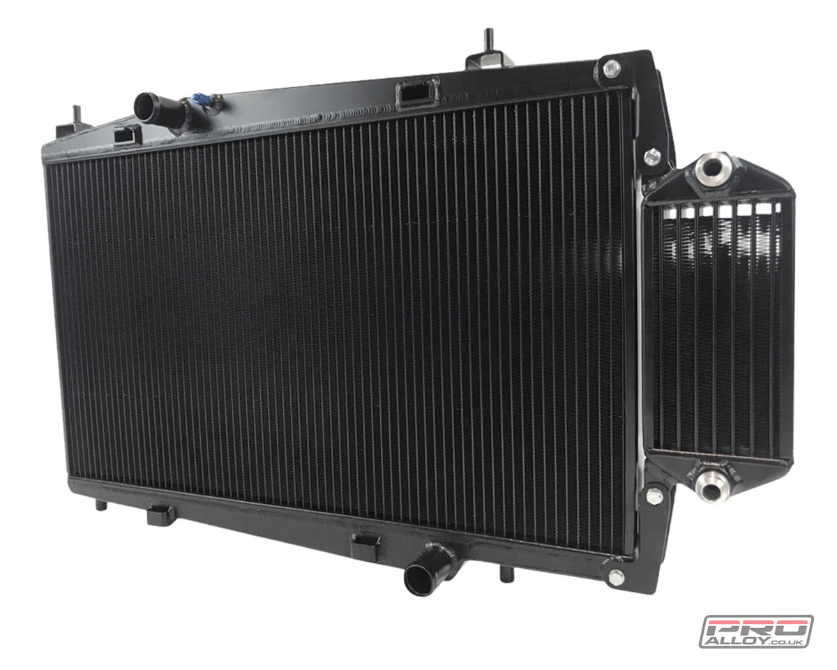 Fiesta ST MK7 Radiator & Oil Cooler Radiator Satin Silver Include Radiator Street Spec Oil Cooler Kit - Pro Alloy