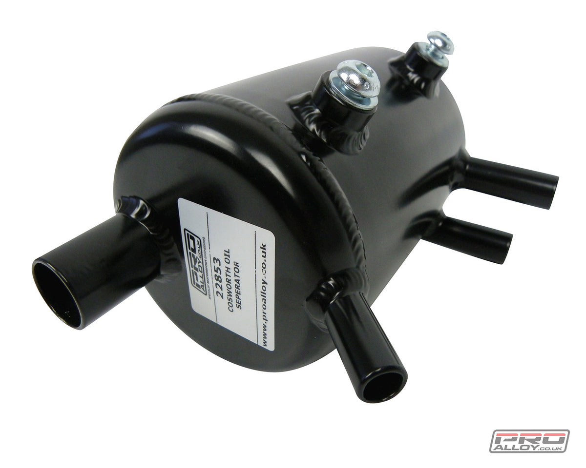 Cosworth Oil Separator / Breather Tank Oil Breather Satin Black No Fitting Kit  - Pro Alloy