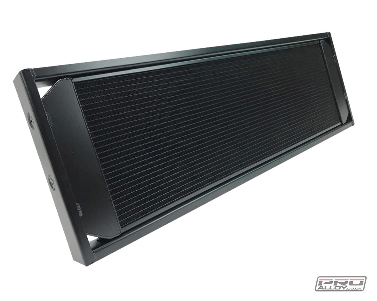 Lotus Esprit Radiator Radiator Satin Black Without SPAL Fan Upgrade  - Pro Alloy