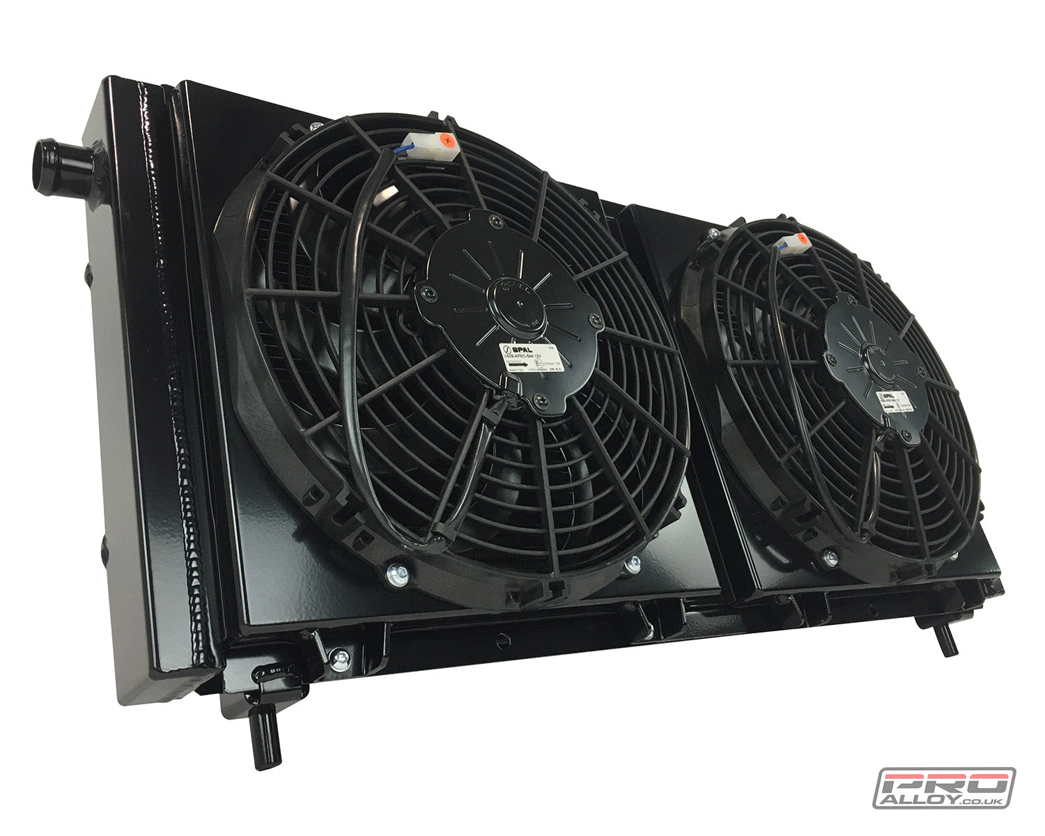 Lotus Exige V6 S3 Radiator, Fan kit & A/C Condenser Combo Radiator - Pro Alloy