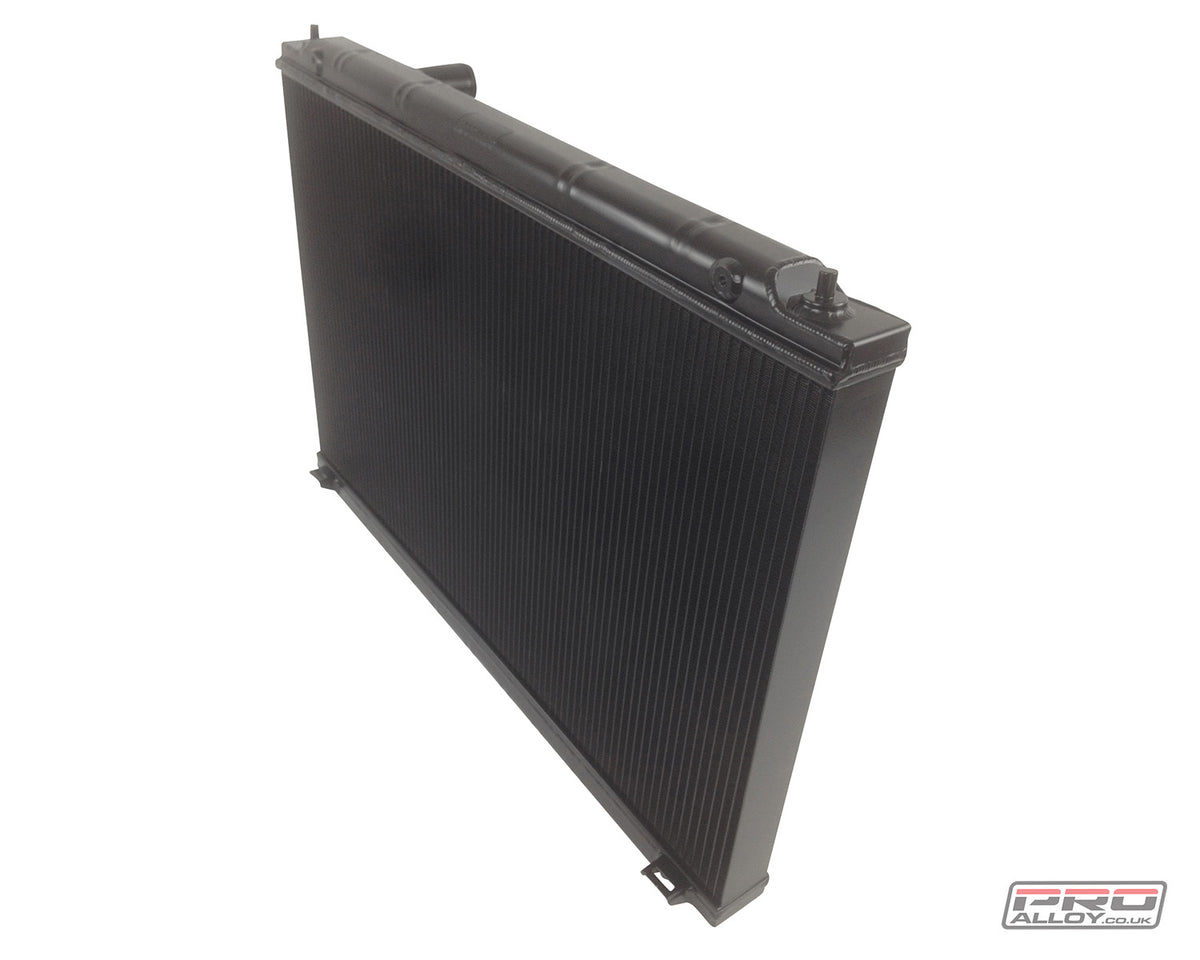 Nissan GTR R35 Alloy Radiator Radiator Satin Black - Pro Alloy