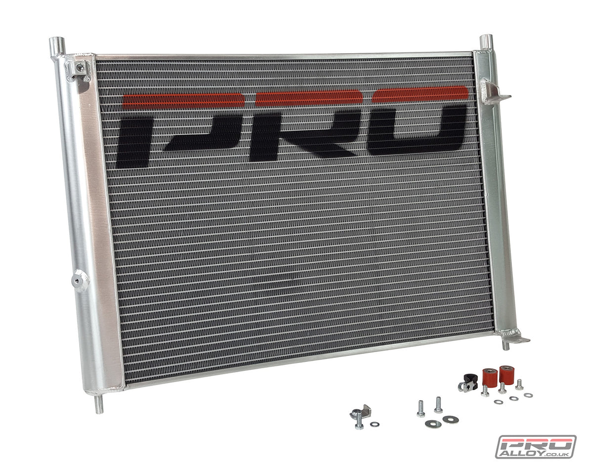 Clio MK4 Radiator Radiator Satin Silver Without Air Blade - Pro Alloy