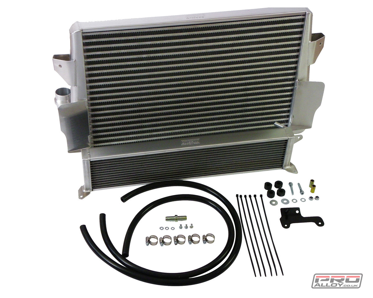 Megane MK3 RS250 Intercooler and Turbo Cooler Intercooler Intercooler and Turbo Cooler Full Kit Satin Silver  - Pro Alloy