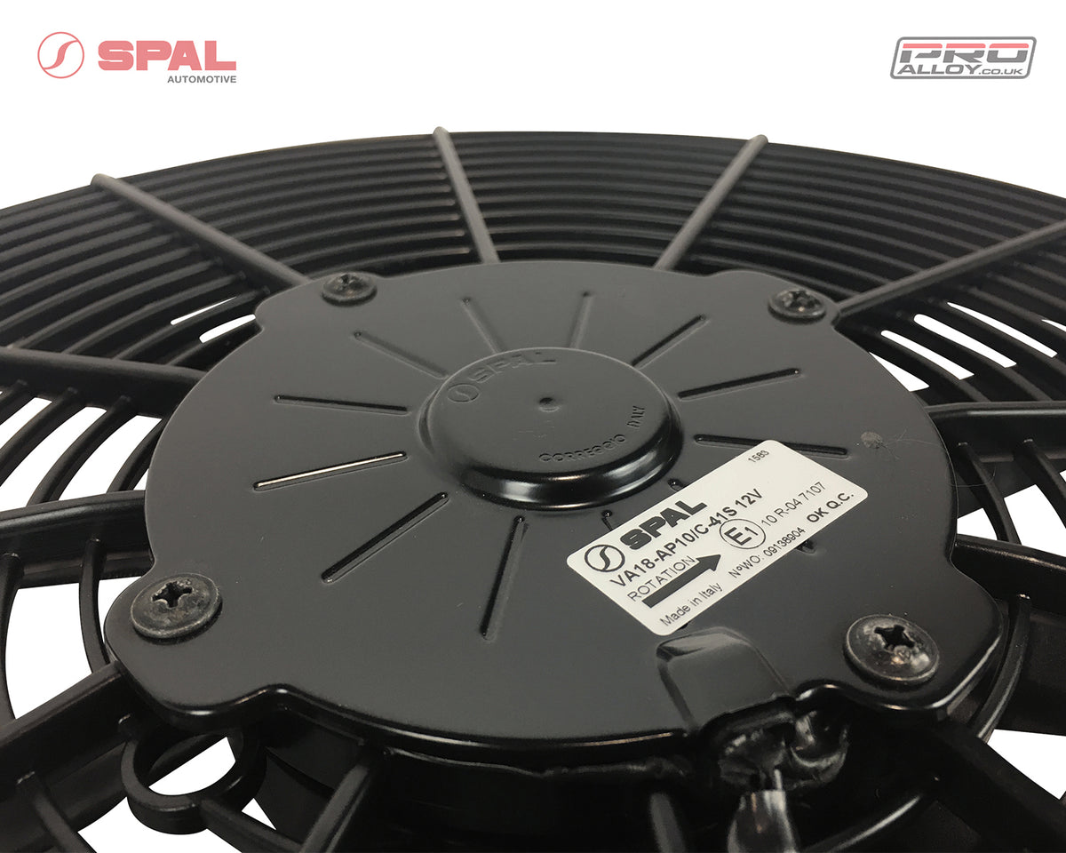 SPAL Slimline 10"Ø Cooling Fan Fan Kit - Pro Alloy