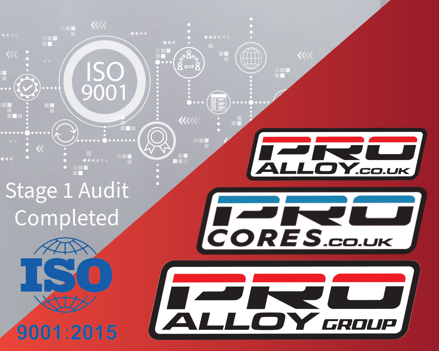 Add Iso Rae Stage Pro Alloy Group - Successfully passes UKAS Accredited Triple ISO Stage