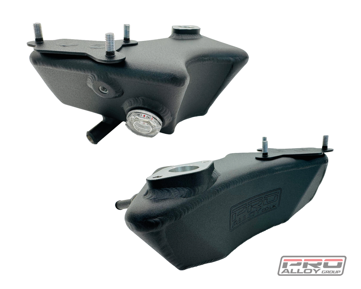 Ducati 748 / 916 / 996 &amp; 998 Alloy Header Tank with Sight Glass Header Tank Pro Black - Pro Alloy