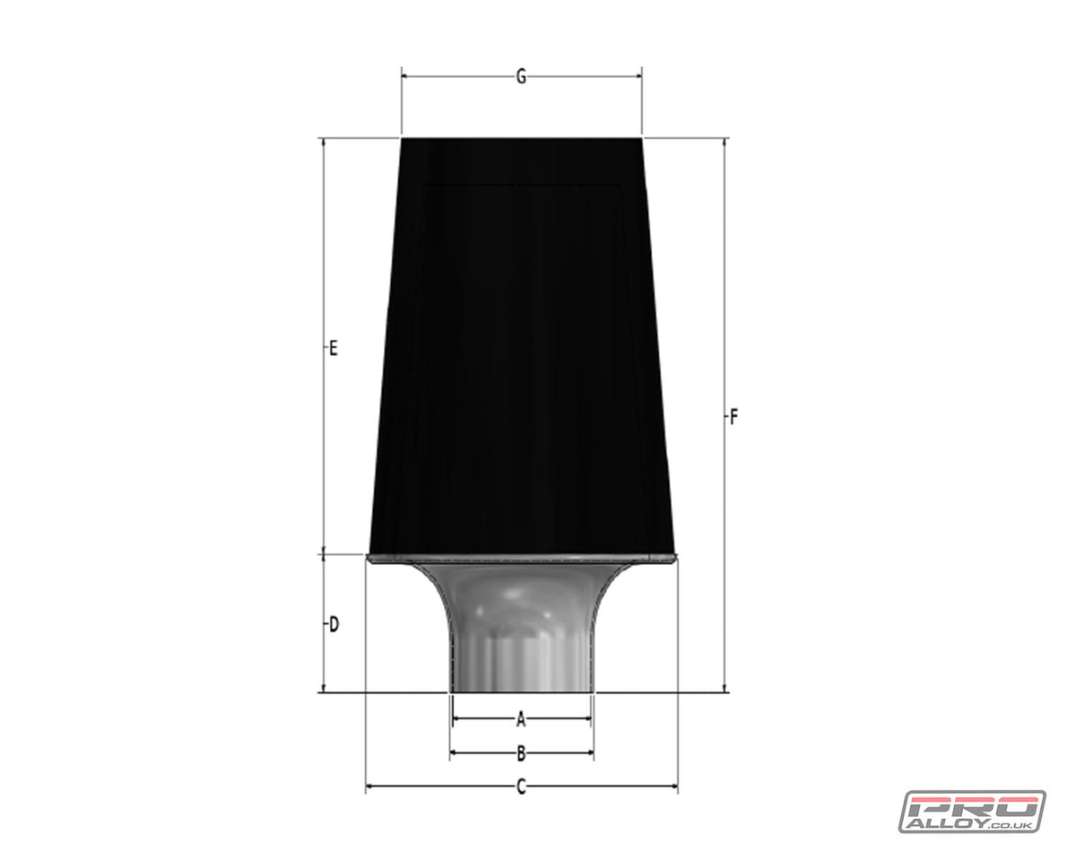 ITG Mega Maxogen Air Filter Induction Kit JC60/80MM   - Pro Alloy