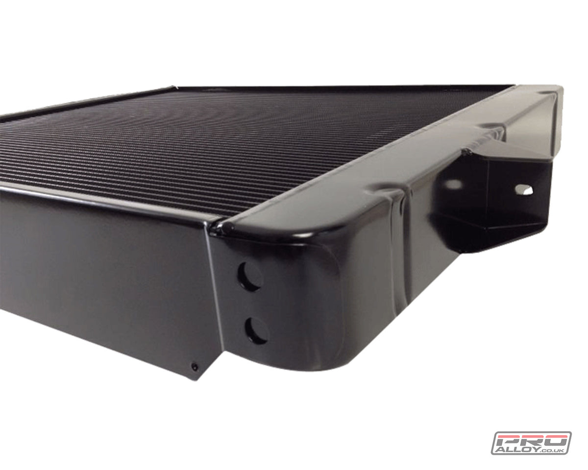 Aston Martin Early V8 / Vantage Radiator Radiator Satin Black   - Pro Alloy