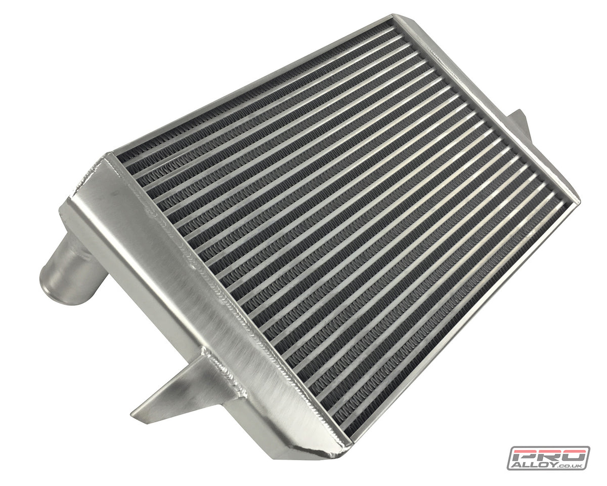 Escort Cosworth Intercooler - 50mm Core + 3&quot; Pipes Intercooler Satin Silver Without Logo  - Pro Alloy