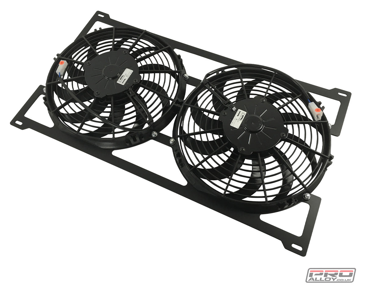Cosworth High Performance Twin SPAL Fan Kit Fan Kit Satin Black   - Pro Alloy