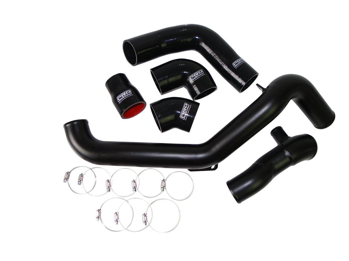 Focus RS MK2 Boost Pipe Kit Pipework Satin Black Black With Symposer - Pro Alloy