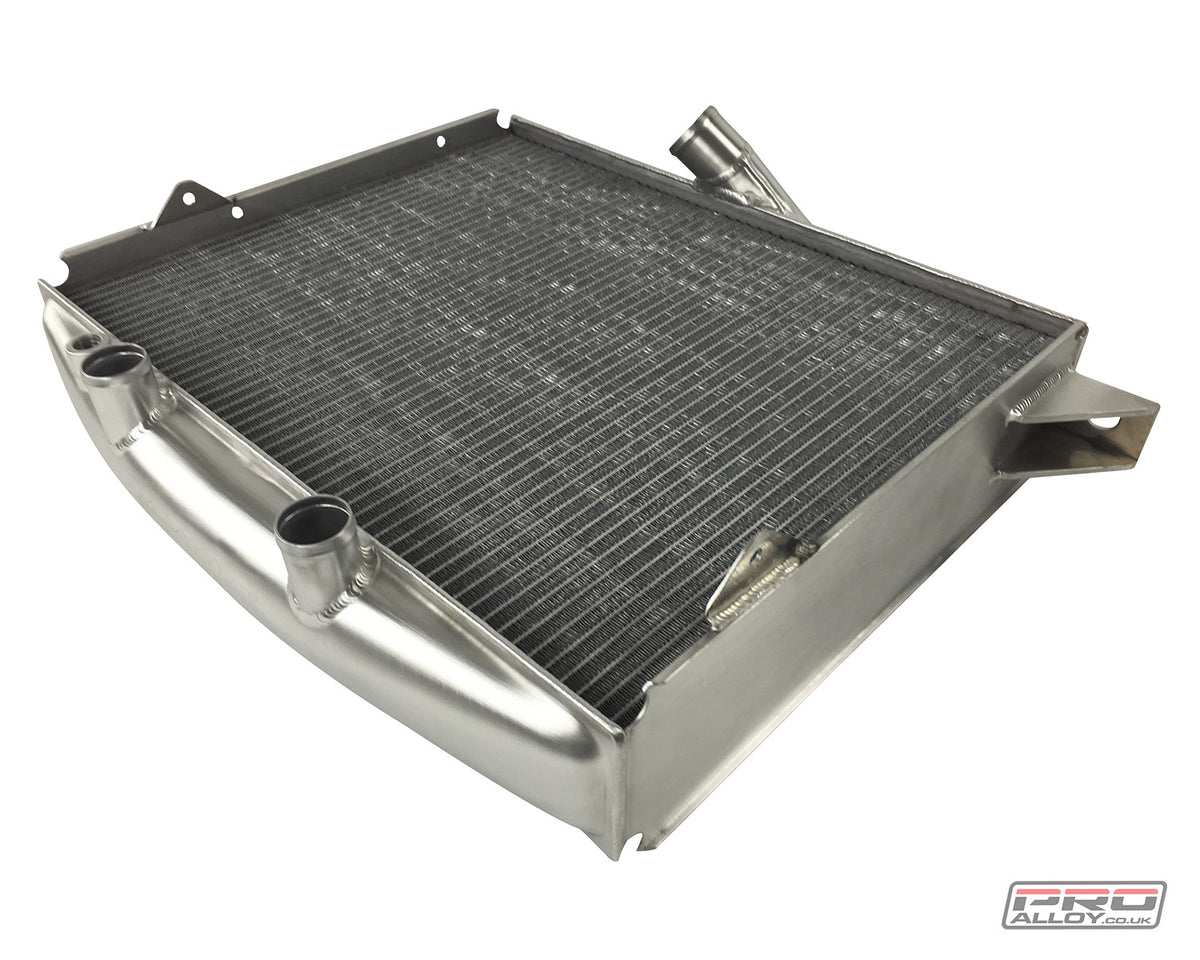 Jaguar D Type Alloy Radiator Radiator Satin Silver   - Pro Alloy