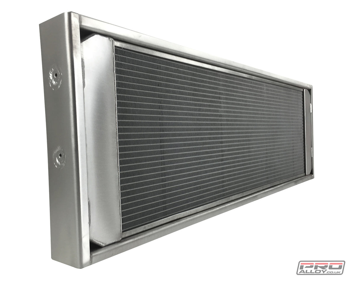 Lotus Esprit Radiator Radiator Satin Silver Without SPAL Fan Upgrade  - Pro Alloy