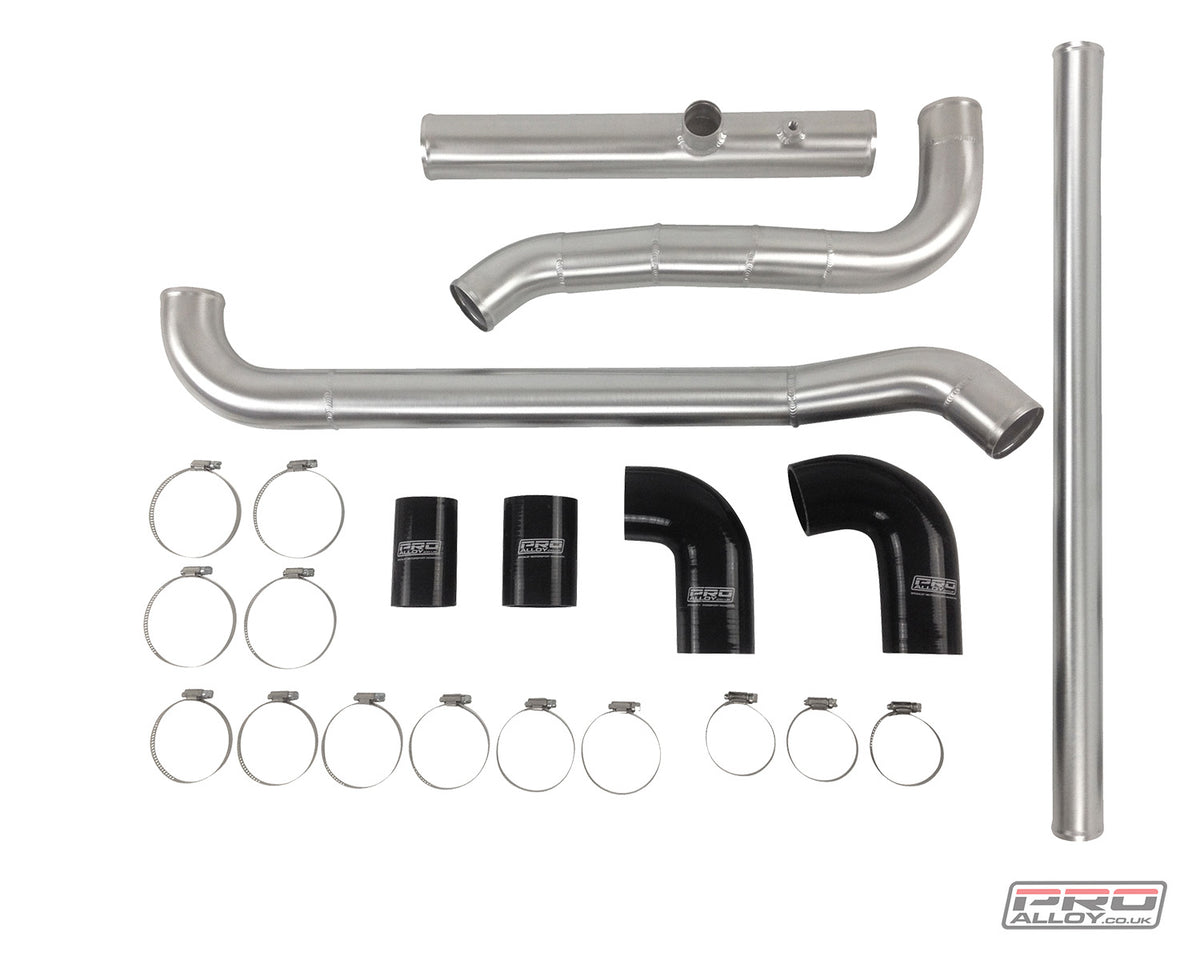 Noble M12 / M400 Pipe Kit Pipework Satin Silver Filters on bulkhead  - Pro Alloy