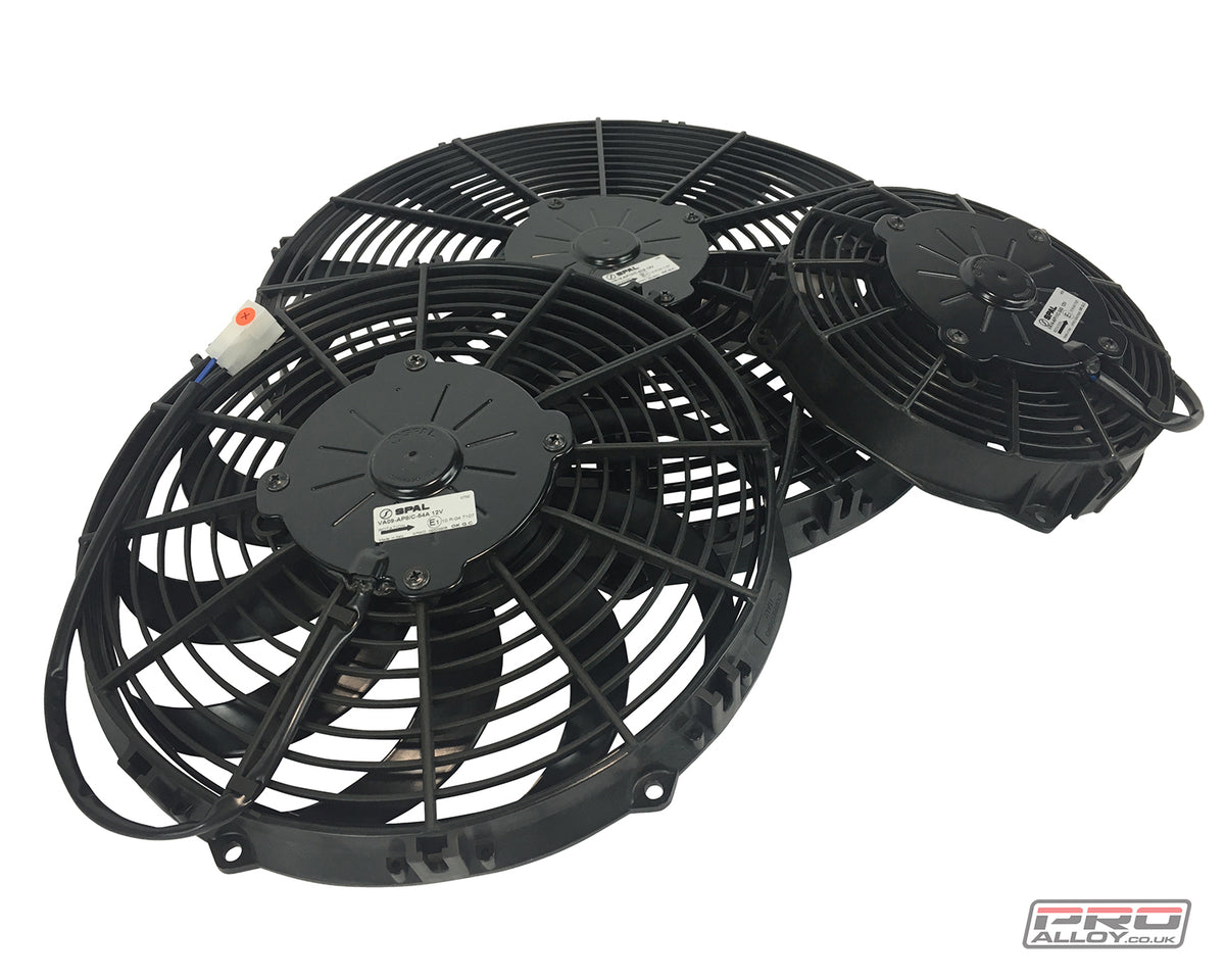 SPAL Slimline 9&quot;Ø Cooling Fan Fan Kit    - Pro Alloy