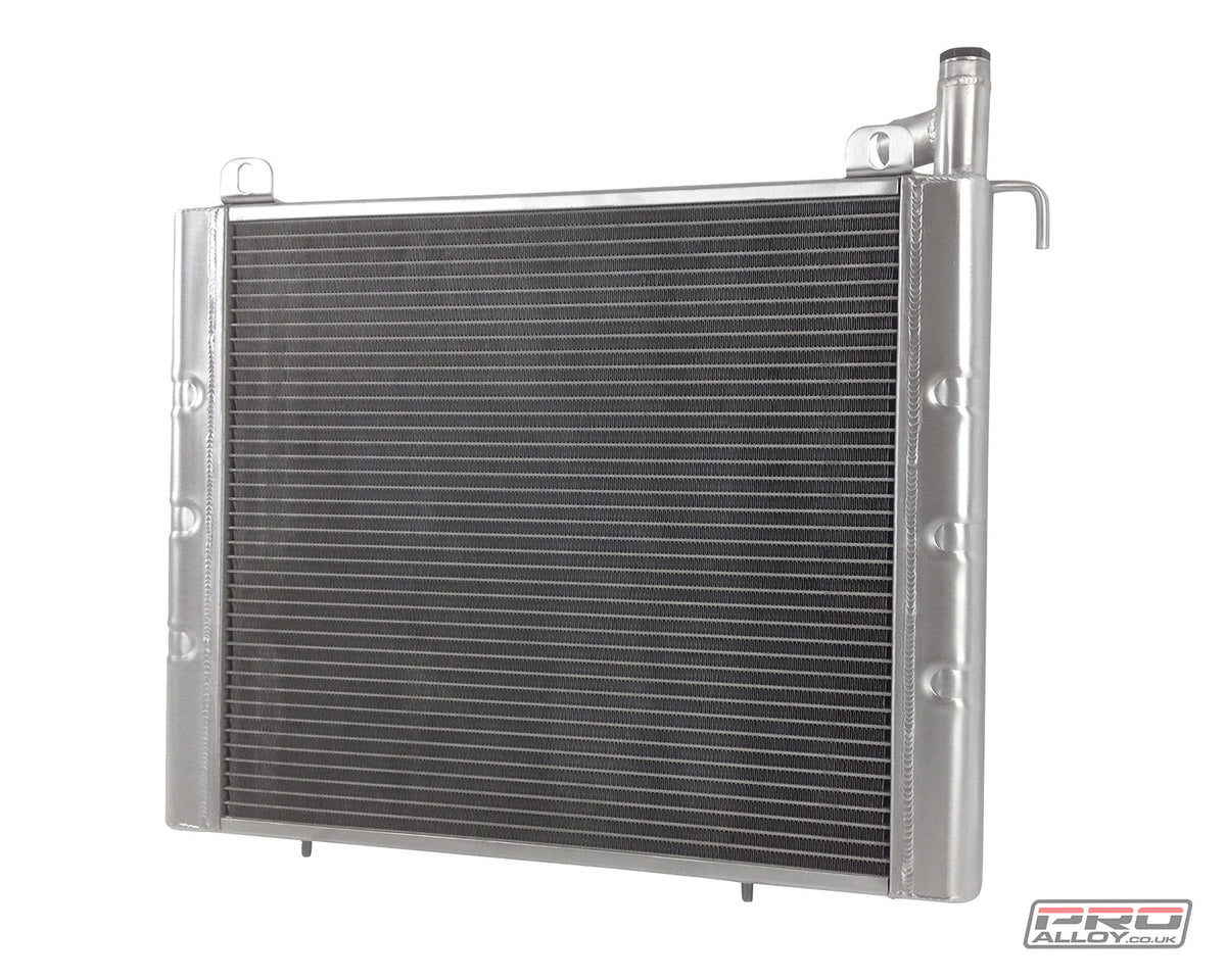 Stag Radiator Radiator Satin Silver Without SPAL Fan  - Pro Alloy